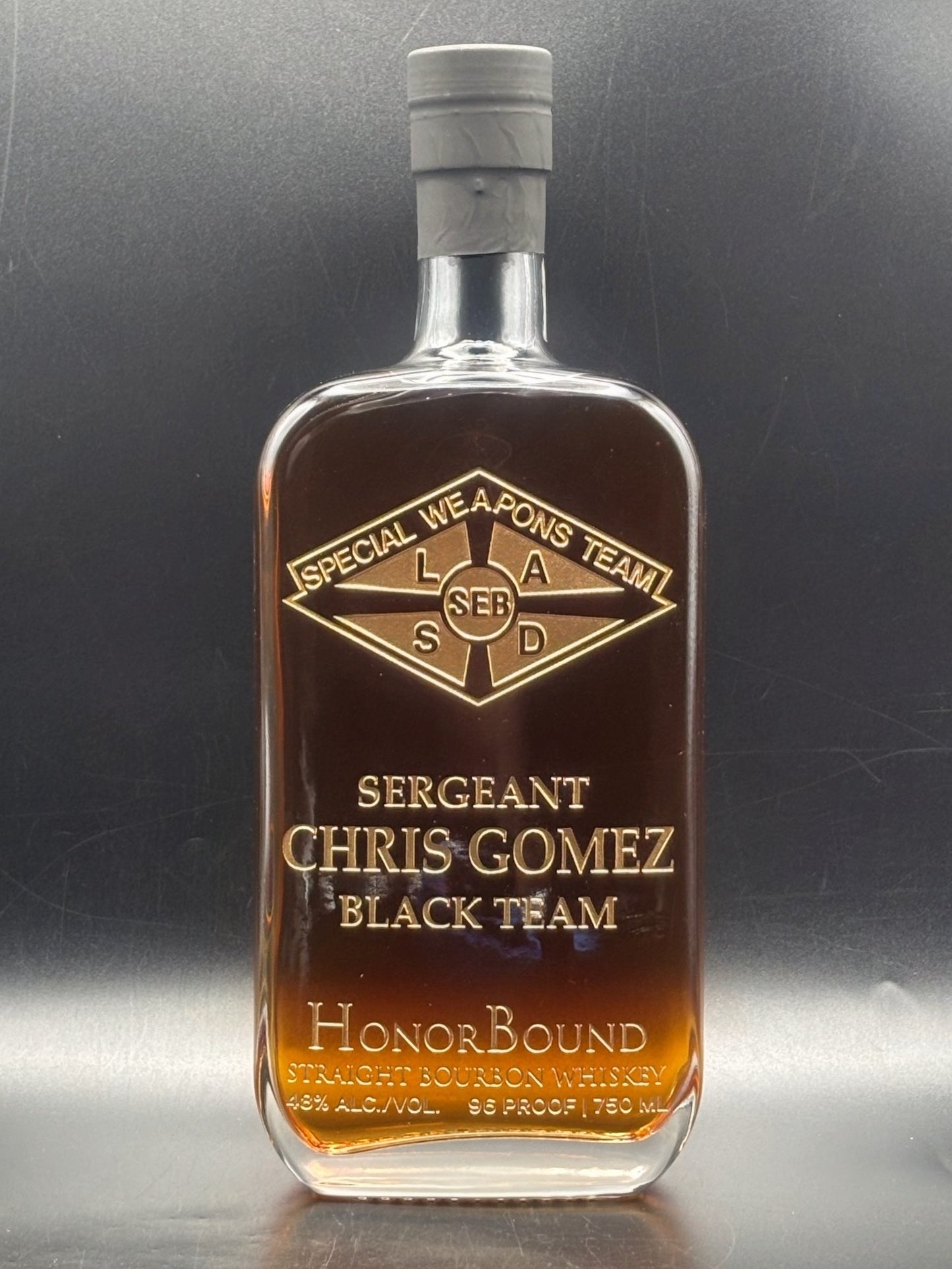 Los Angeles County Sheriff's Department (LASD) Special Enforcement Bureau Custom Bottle