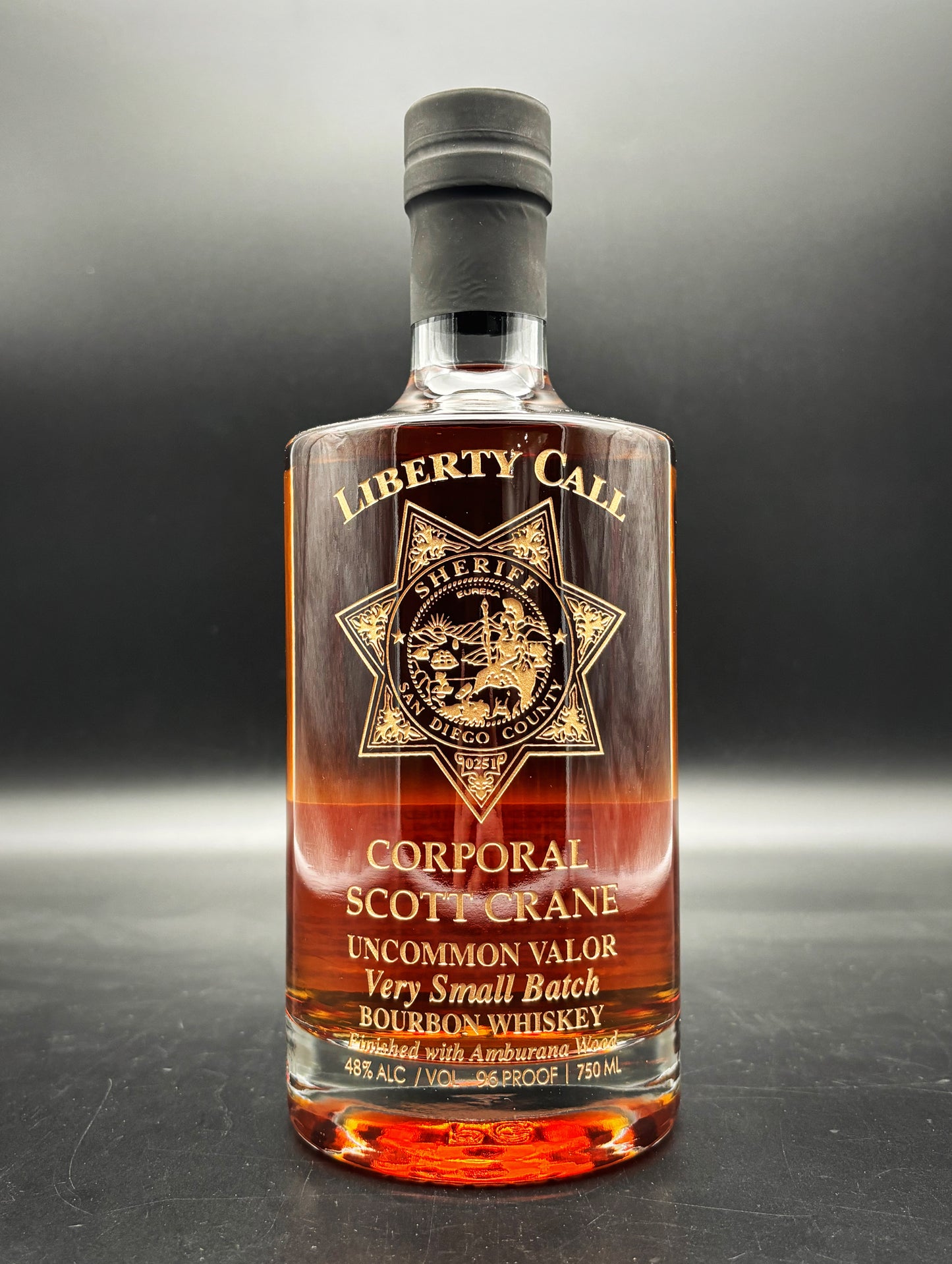 San Diego Sheriff’s Office (SDSO) Custom Bottle