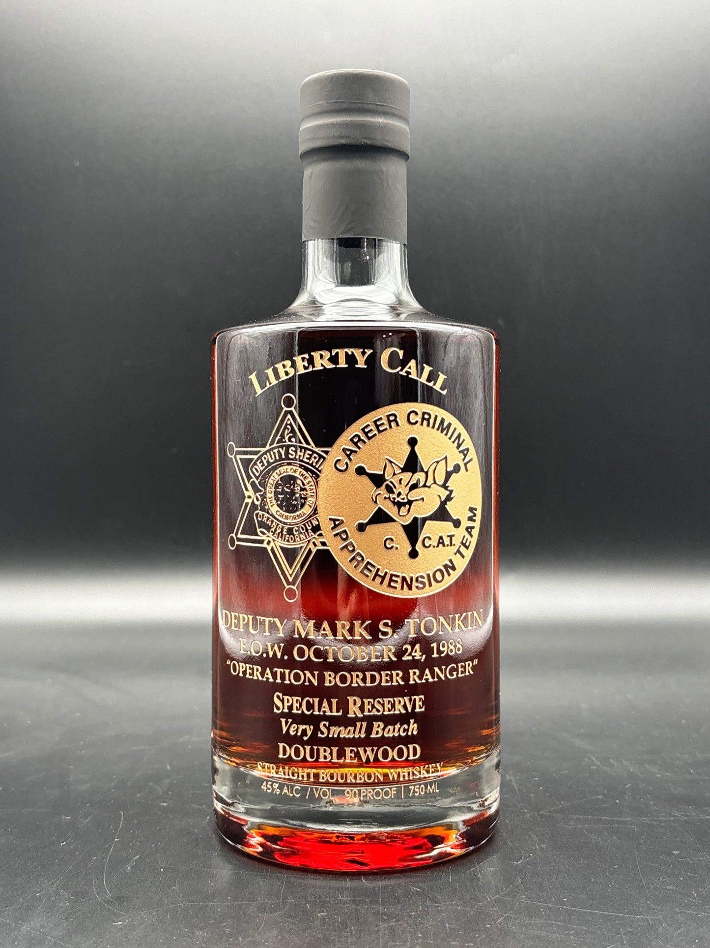 Orange County Sheriff’s Department Mark Tonkin Memorial Bottle