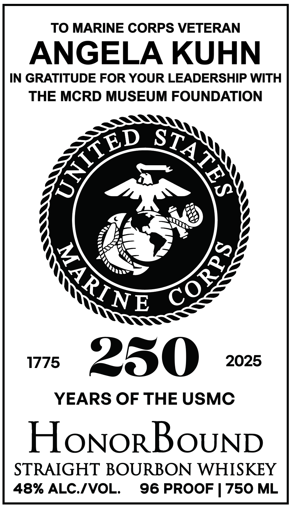 Marine Corps Paul Bottle