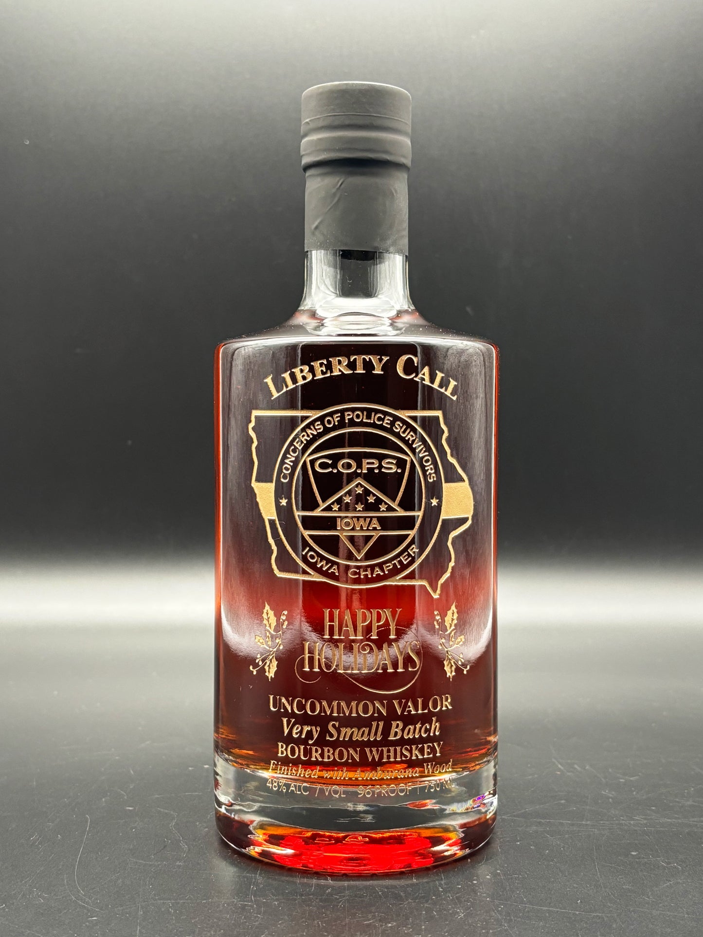 Iowa Concerns of Police Survivors (COPS) Holiday Bottle
