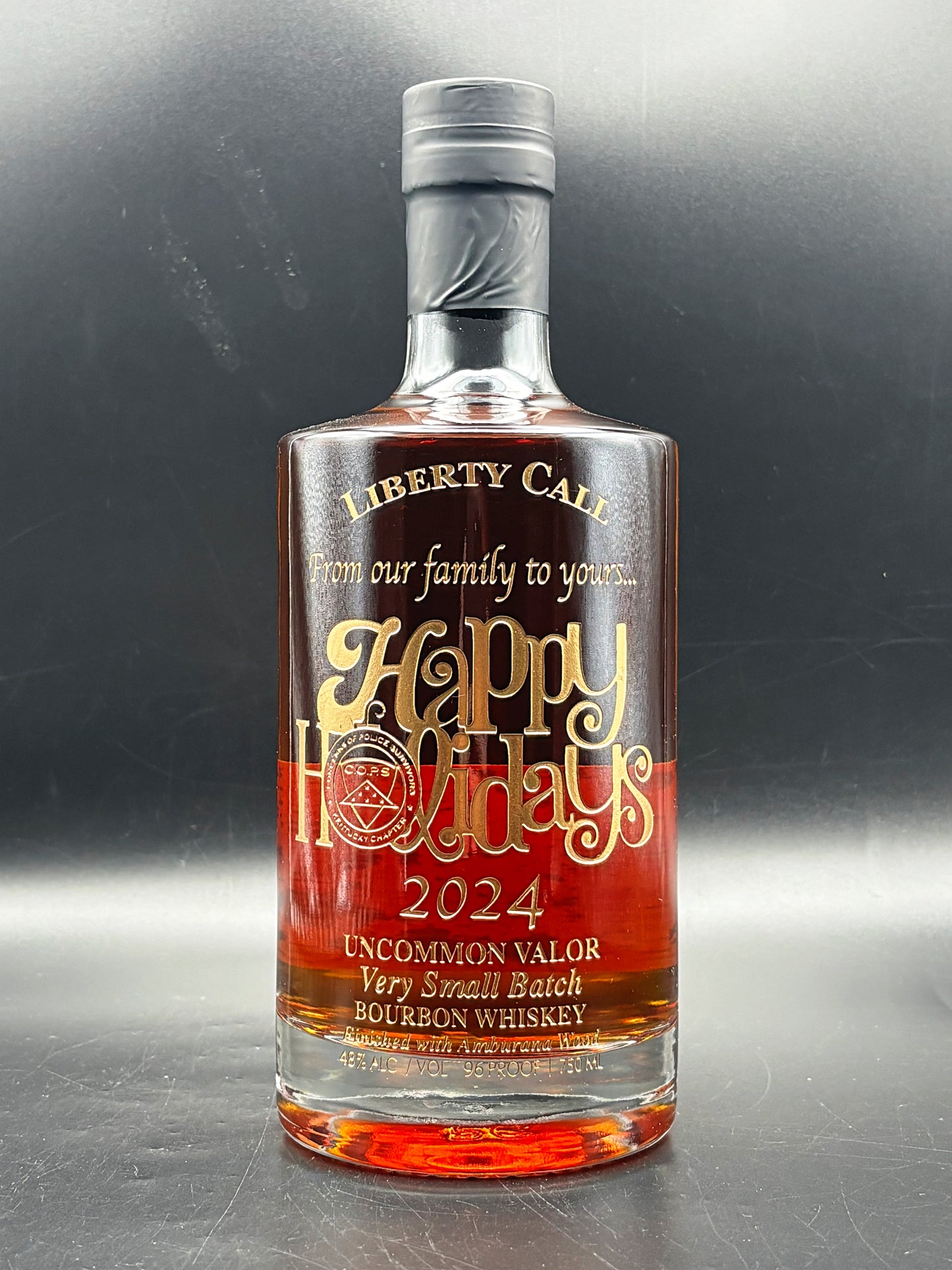 Northern California Concerns of Police Survivors 2024 Holiday Bottle
