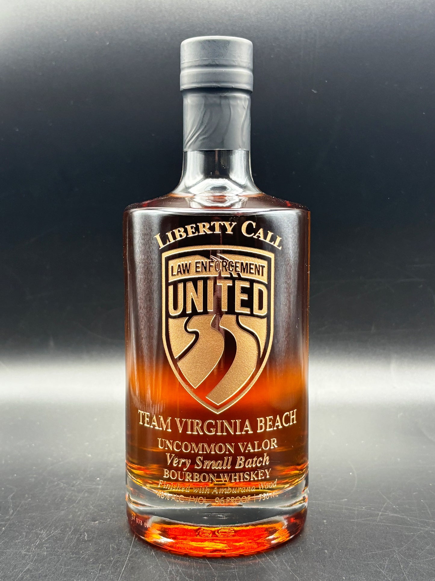 Law Enforcement United Team Virginia Beach Fundraiser Bottle