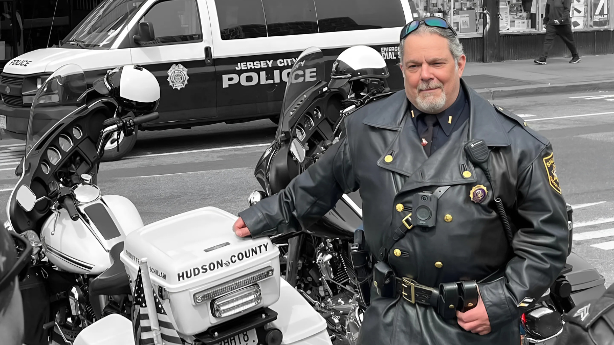 Lieutenant Richard Garcia - Hudson County Sheriff's Office - Memorial Whiskey Bottle