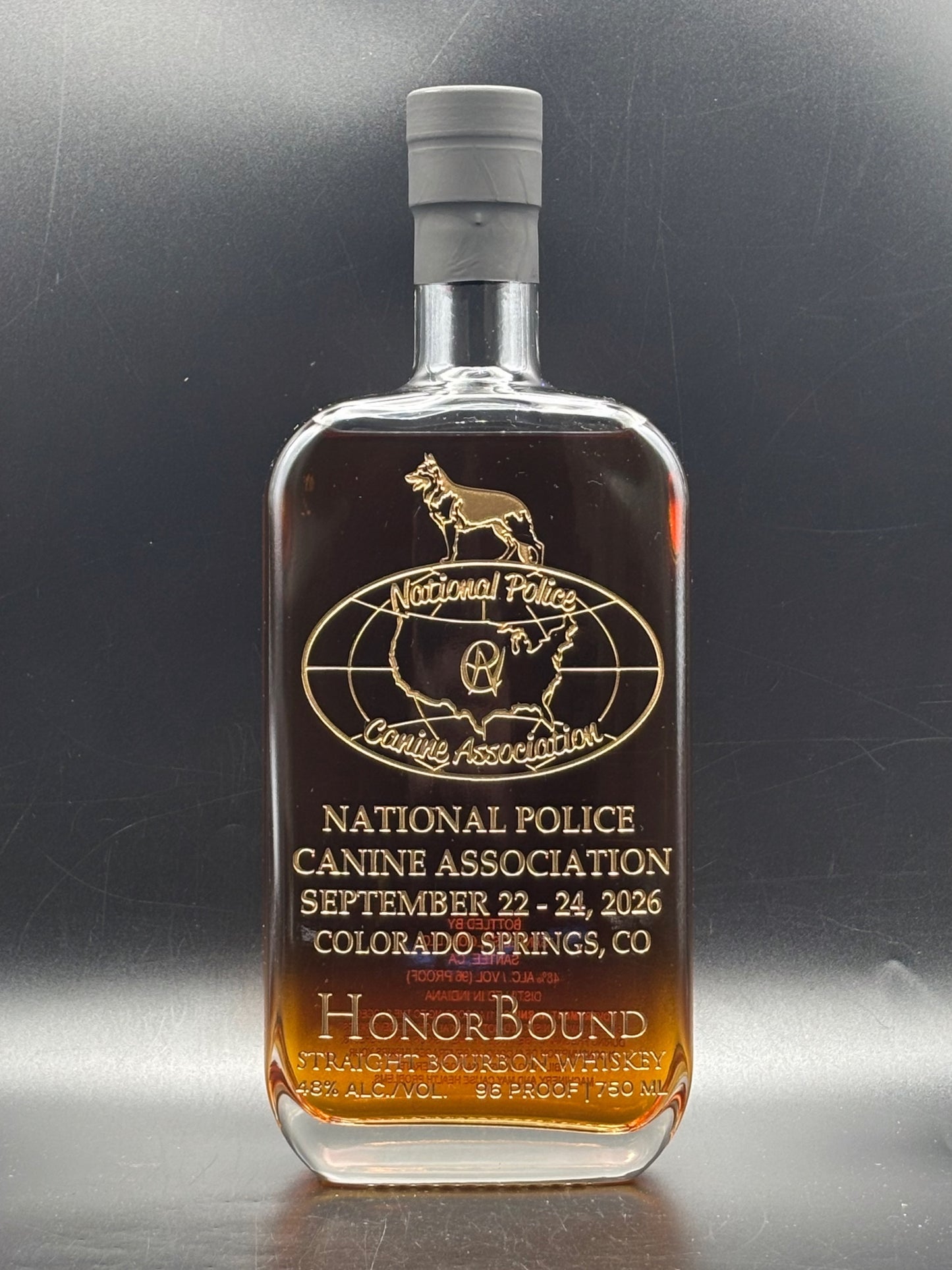 2026 National Police Canine Association Whiskey Bottle