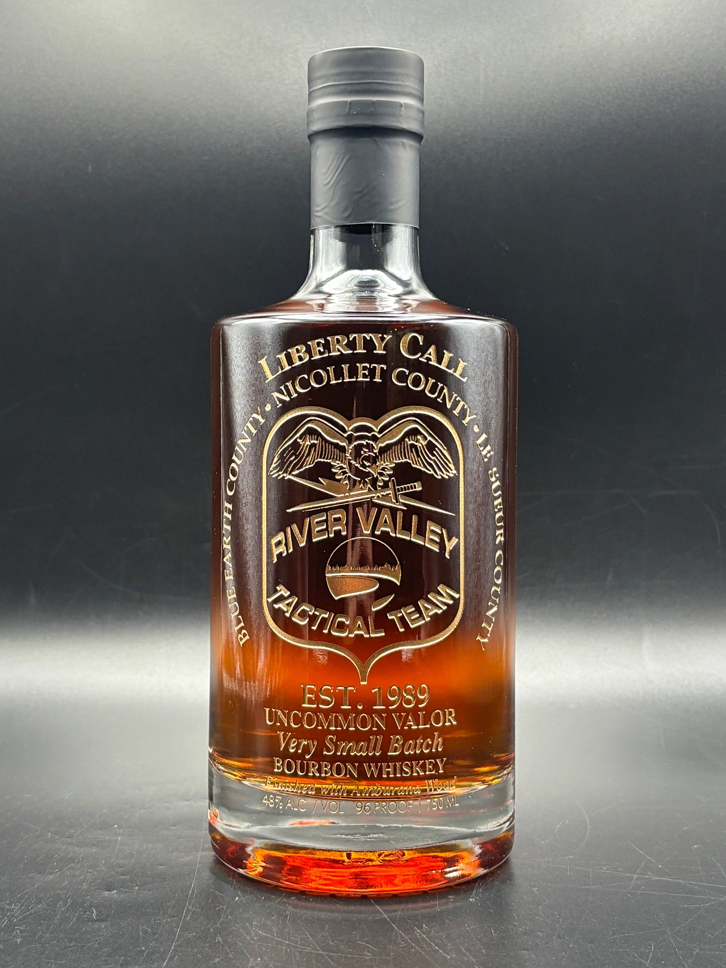 River Valley Tactical Team Whiskey Bottle