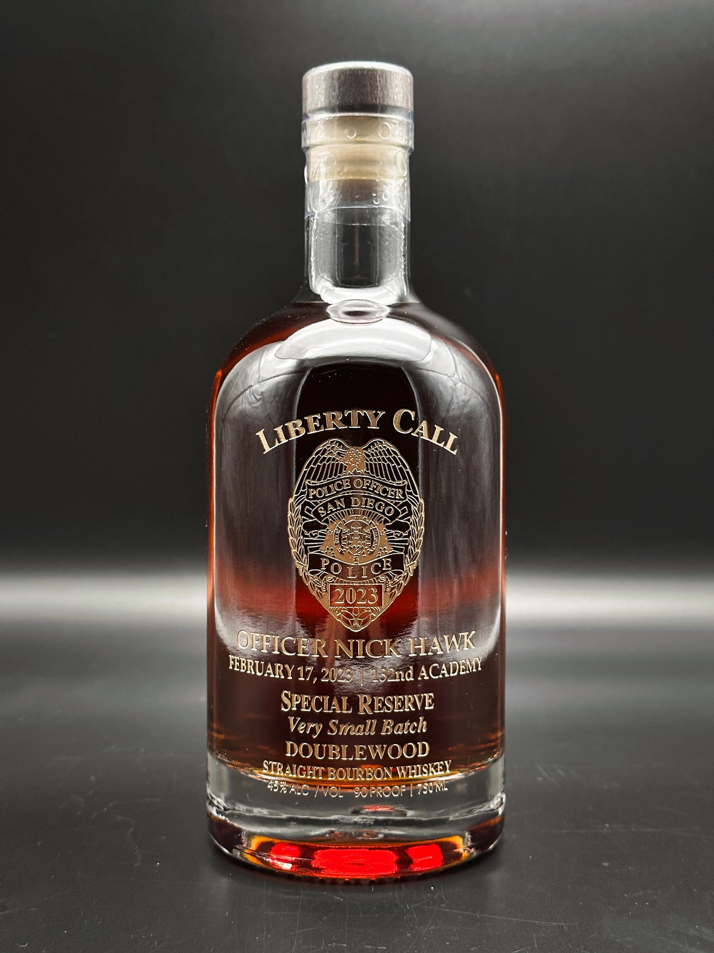 San Diego Police Department (SDPD) Custom Bottle