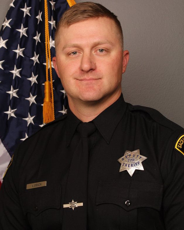 K9 Officer Adam Gibson - Sacramento County Sheriff's Department Memorial Bottle