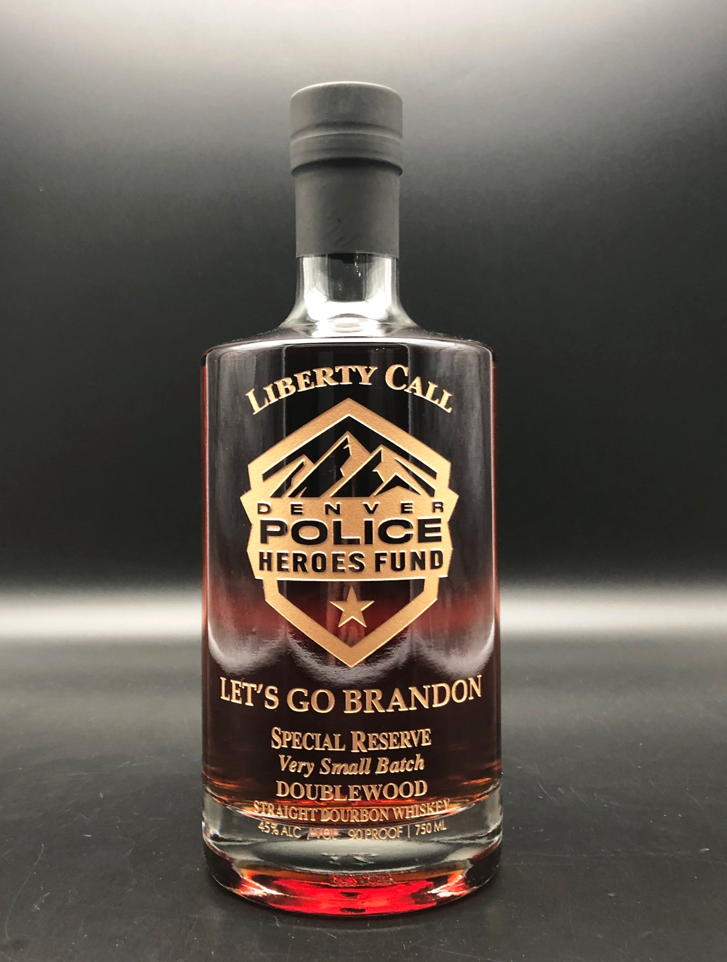 Denver Police Heroes Fund Brandon Ramos Fundraiser Bottle