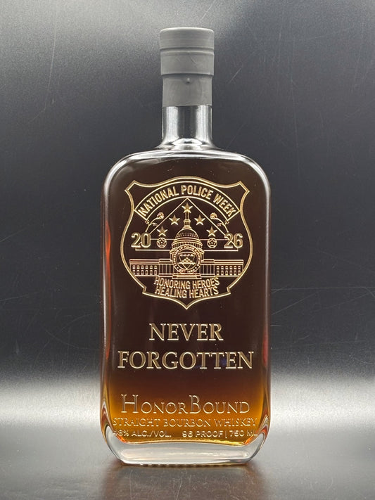 2026 Concerns of Police Survivors (C.O.P.S.) National Police Week Commemorative Whiskey Bottle