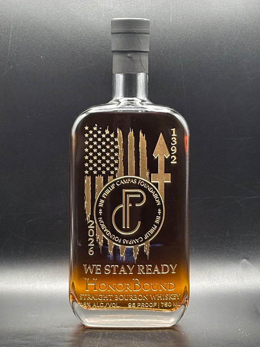 2026 Deputy Phillip Campas Foundation Memorial Whiskey Bottle