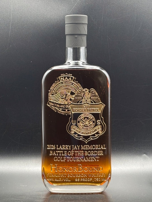 Larry Jay Golf Tournament Whiskey Bottle