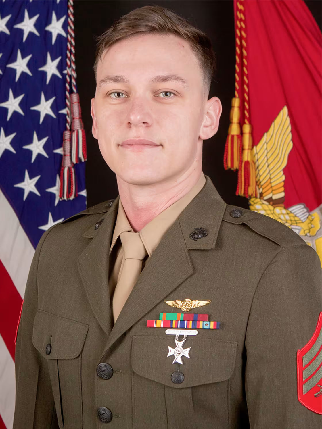 Sgt. Alec Langen - United States Marine Corps - Memorial Whiskey Bottle