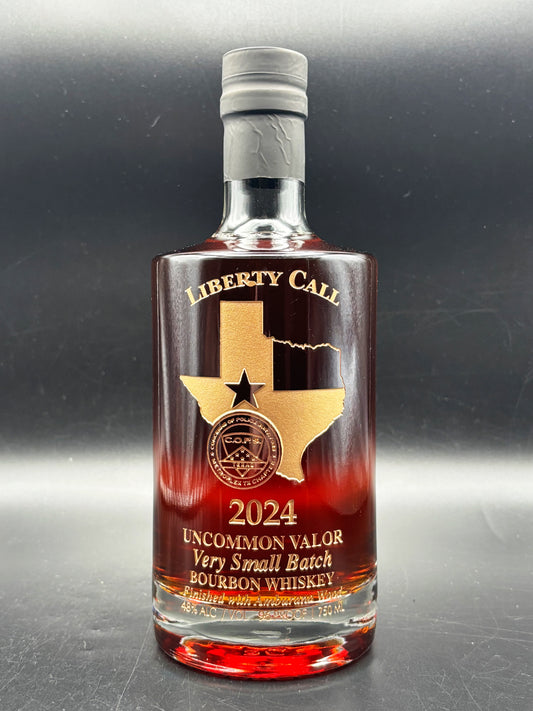 Metroplex Concerns of Police Survivors (COPS) Commemorative Whiskey Bottle