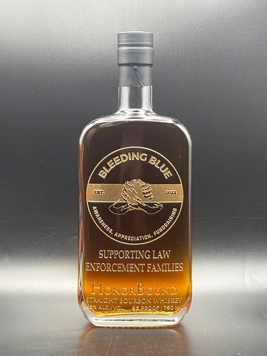 Bleeding Blue Commemorative Bottle