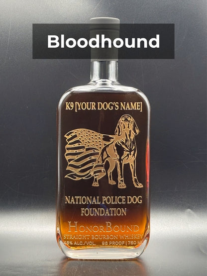 2026 National Police Dog Foundation Whiskey Bottle