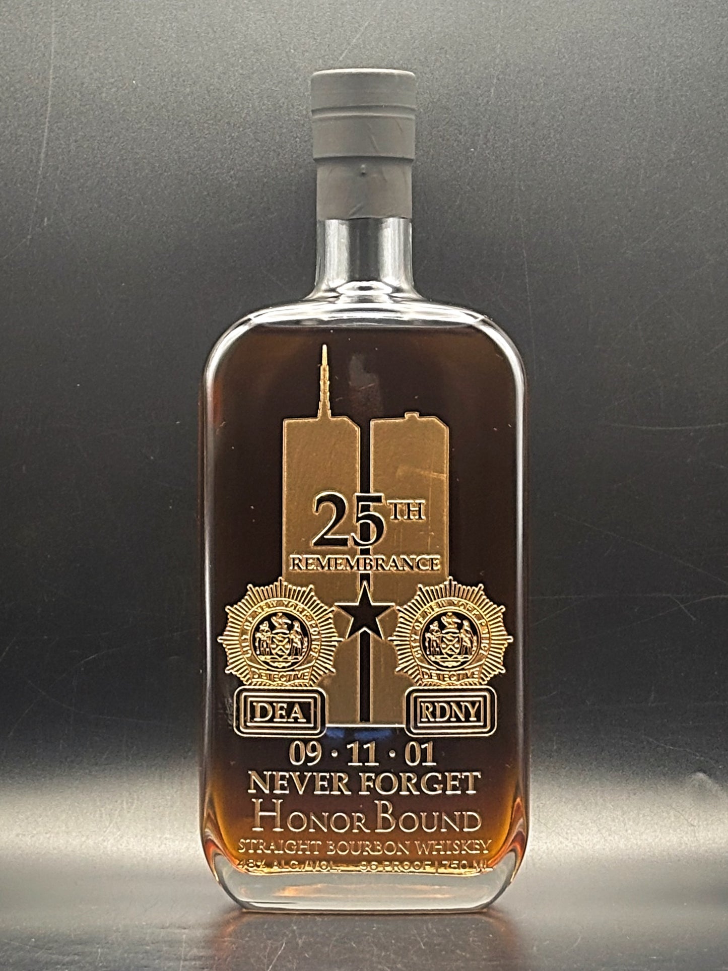 Detective Endowment Association 25th Remembrance 9/11 NYPD Memorial Bottle