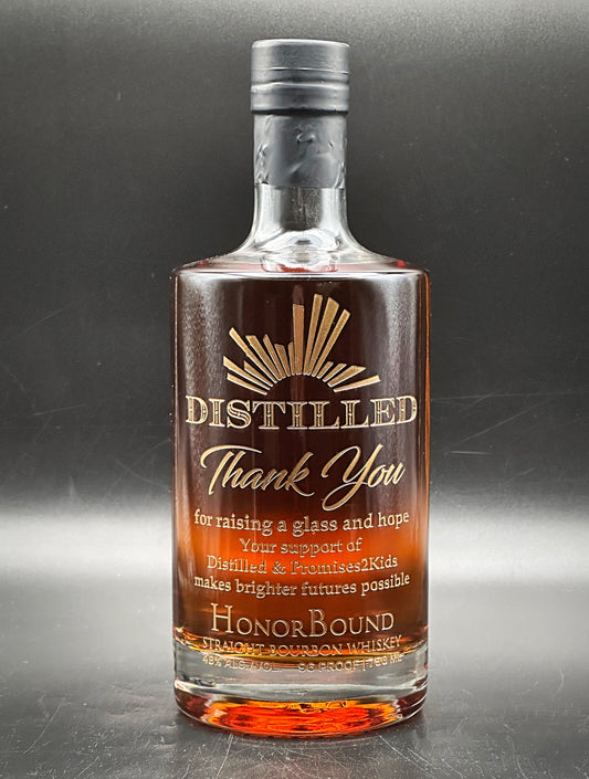 Promises2Kids Distilled Whiskey Bottle
