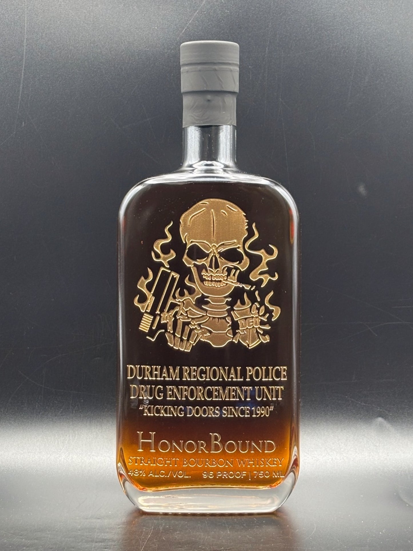 Durham Regional Police Drug Enforcement Unit (DEU) Whiskey Bottle