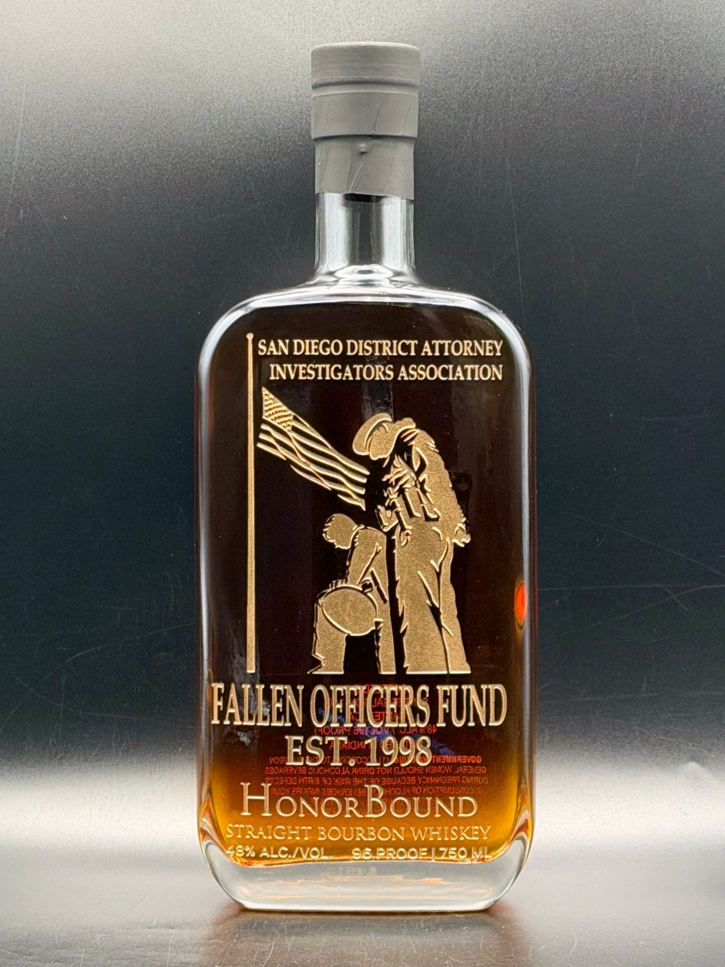 Fallen Officers Fund Whiskey Bottle