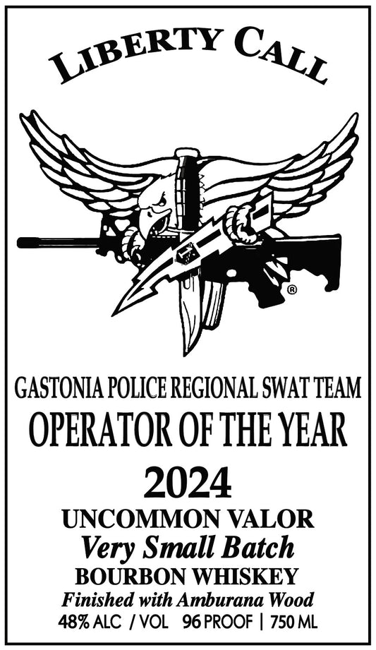 Gastonia Police Regional SWAT Team Operator of the Year Bottle