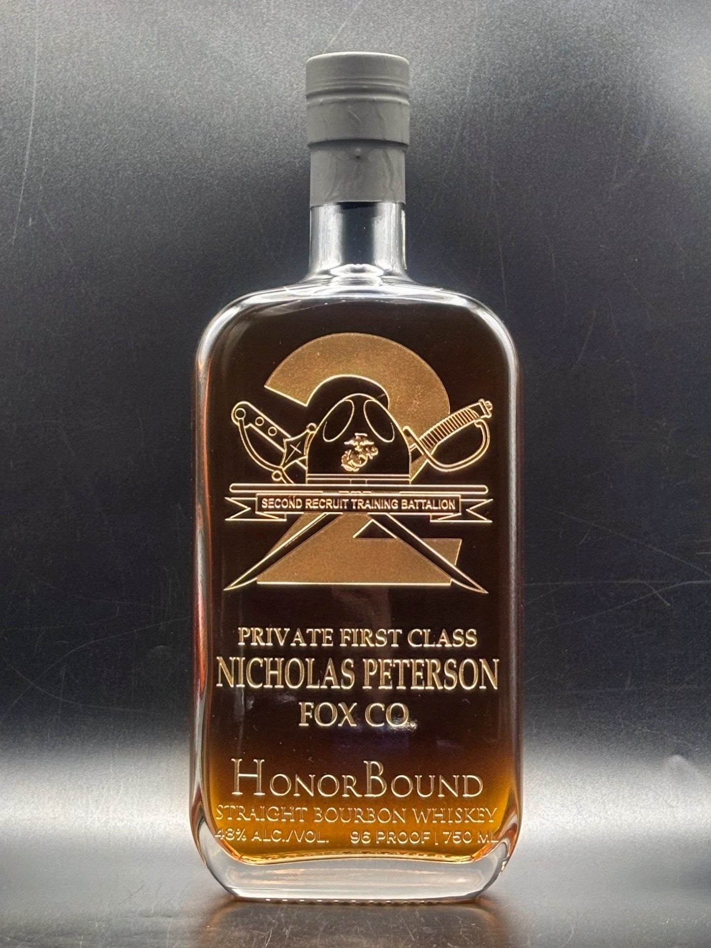 MCRD San Diego Custom Graduation Bottle