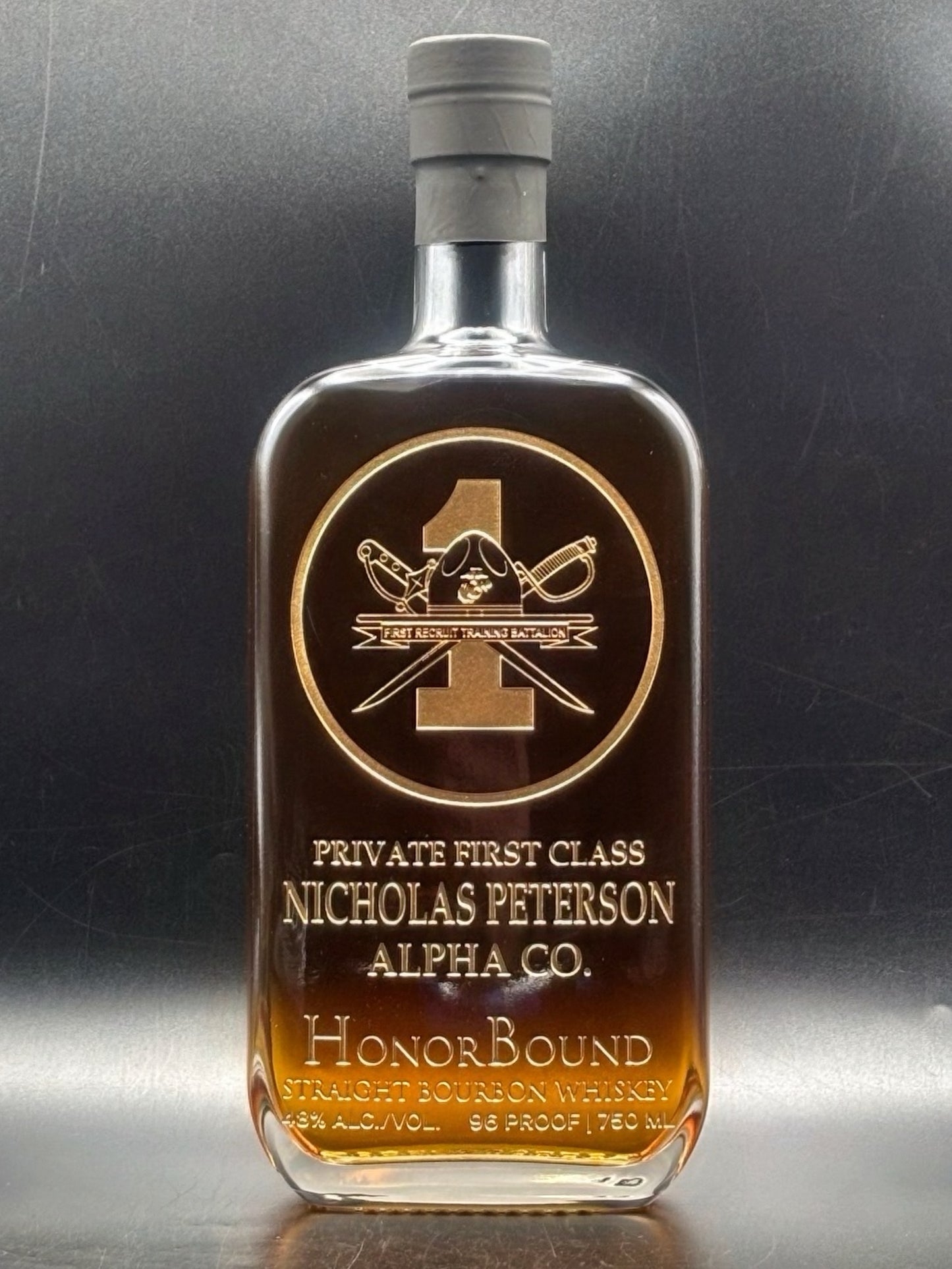 MCRD San Diego Custom Graduation Bottle