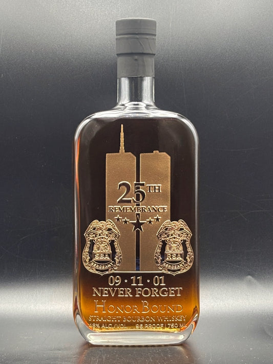 25th Remembrance 9/11 NYPD Memorial Bottle