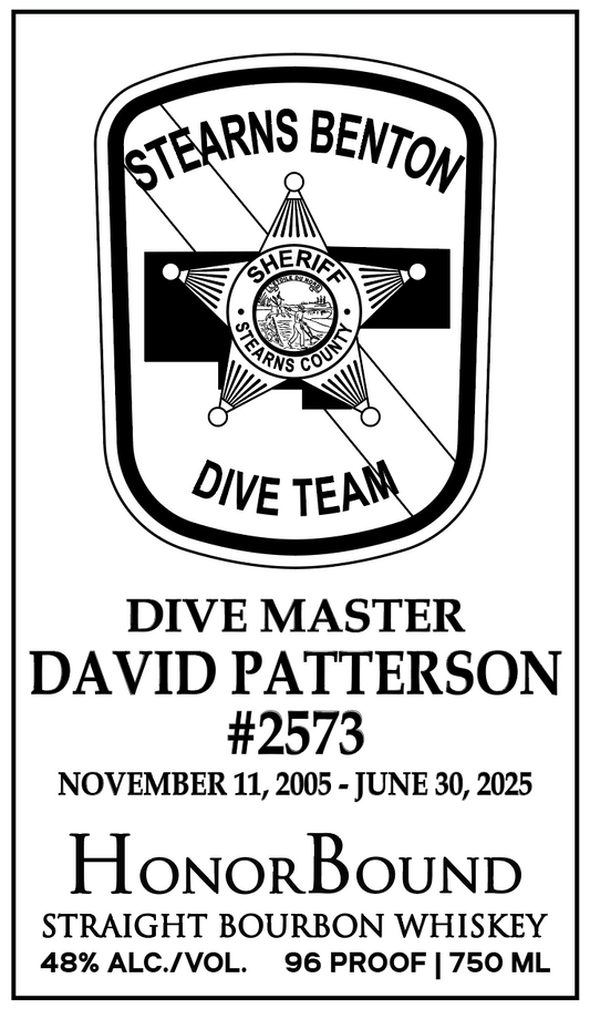 David Patterson Whiskey Bottle