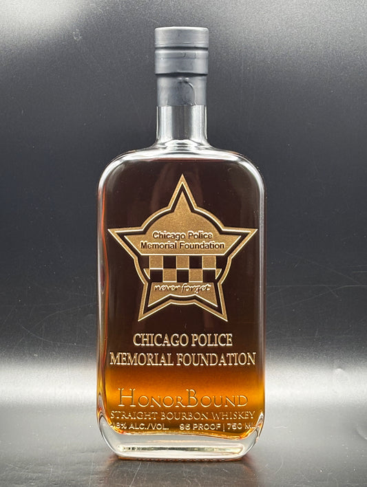 Chicago Police Memorial Foundation Whiskey Bottle