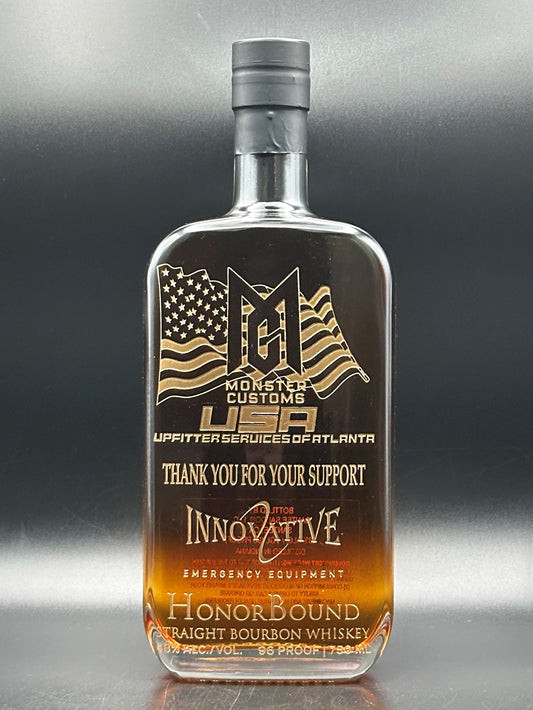 Monster Custom Innovative Emergency Equipment Whiskey Bottle