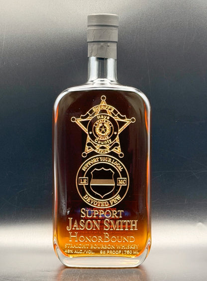Sergeant Jason Smith - Hays Sheriff's Office - Fundraiser Bottle