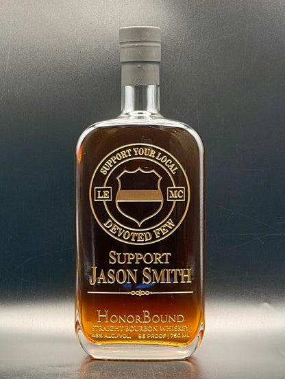 Sergeant Jason Smith - Hays Sheriff's Office - Fundraiser Bottle