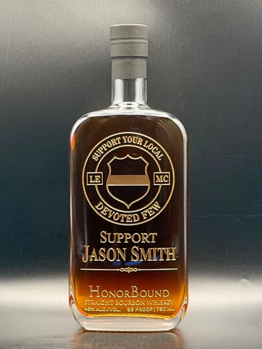 Sergeant Jason Smith - Hays Sheriff's Office - Fundraiser Bottle