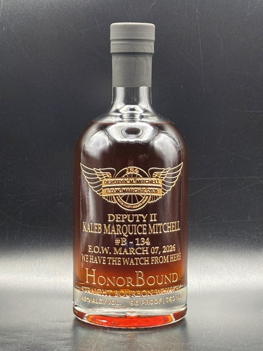 Deputy Kaleb Mitchell - Forsyth County Sheriff's Office - Memorial Bottle