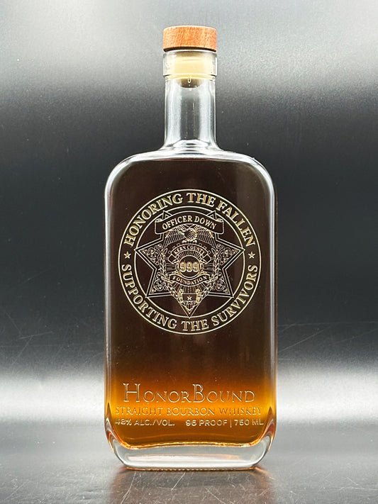 Kern County 999 Foundation Whiskey Bottle