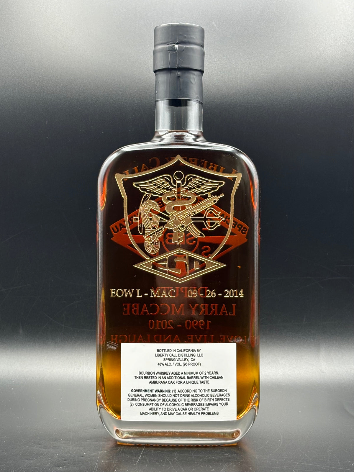 Larry Mccabe Los Angeles County Sheriff's Department Larry McCabe Memorial Bottle ...