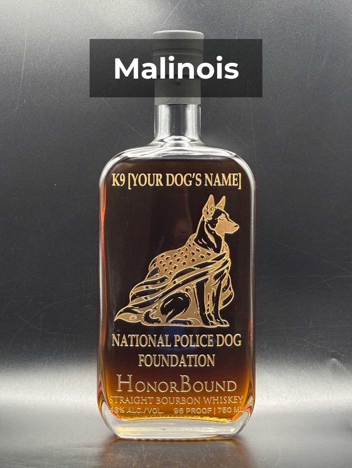 2026 National Police Dog Foundation Whiskey Bottle