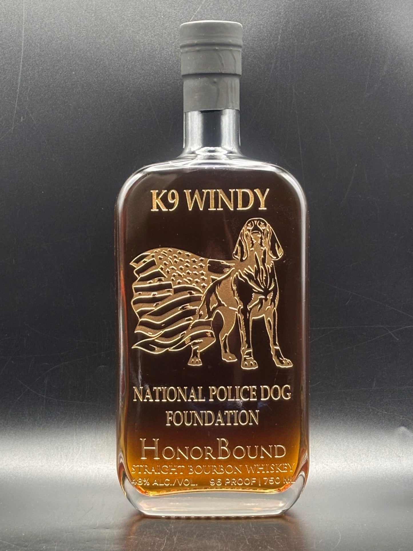 2026 National Police Dog Foundation Whiskey Bottle