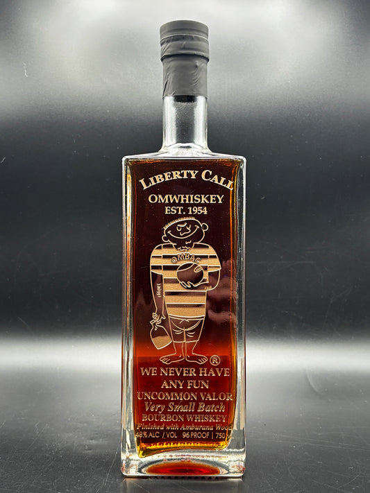 OMBAC Whiskey Bottle