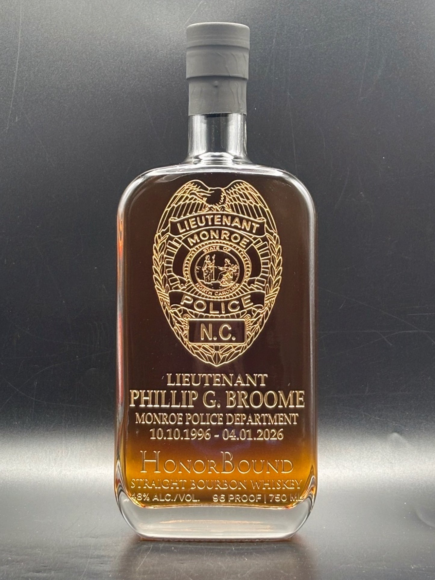 Phillip G. Broome Whiskey Bottle
