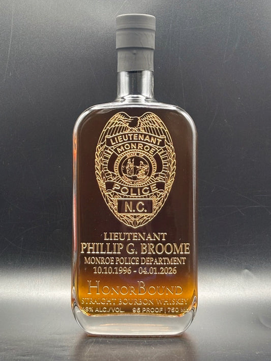 Phillip G. Broome Whiskey Bottle