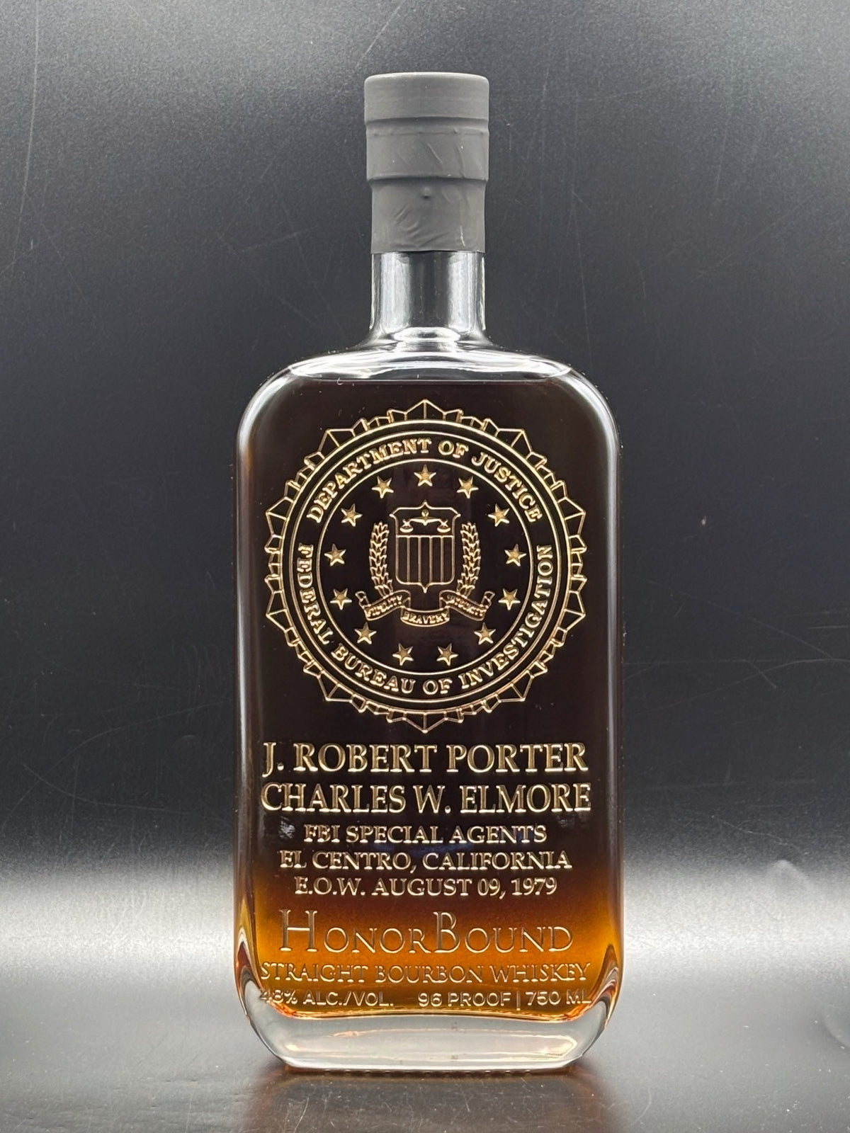 J. Robert Porter and Charles W. Elmore - FBI - Memorial Bottle ...
