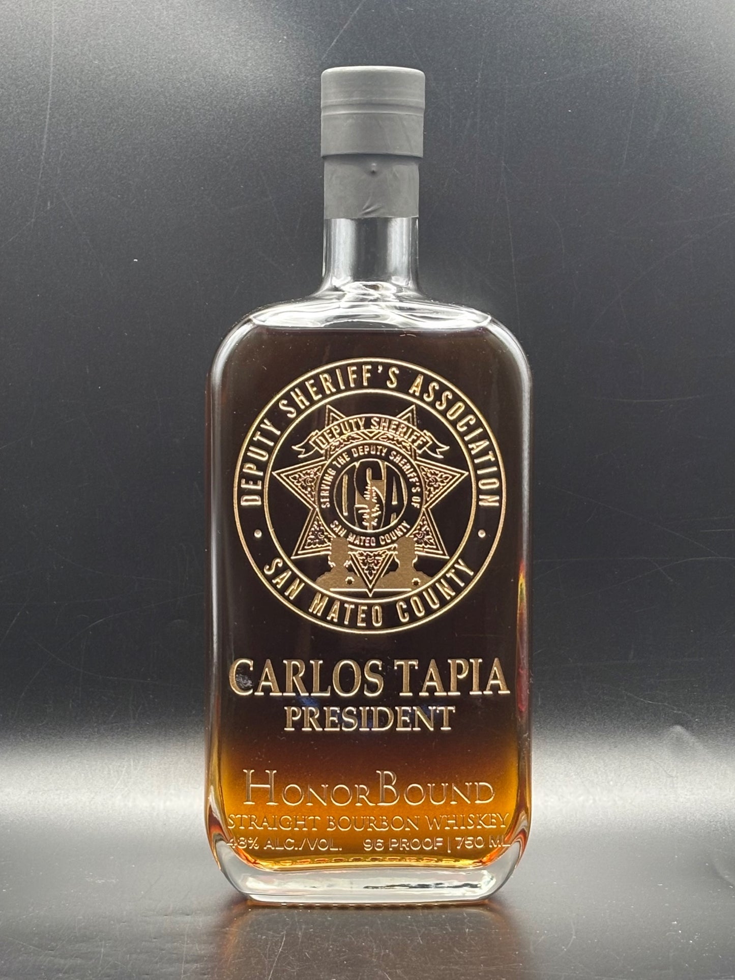 San Mateo County Deputy Sheriff Association (DSA) Custom Bottle