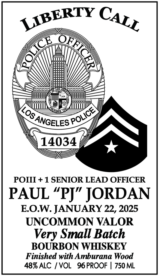 Paul "PJ" Jordan Decanter - Los Angeles Police Department (LAPD)