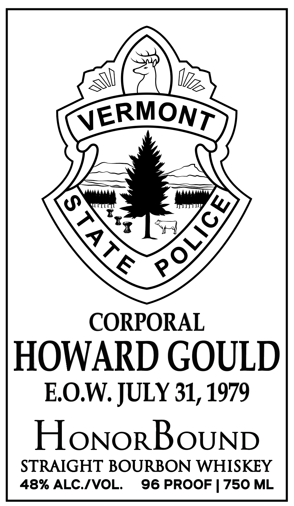 Howard Gould Whiskey Bottle
