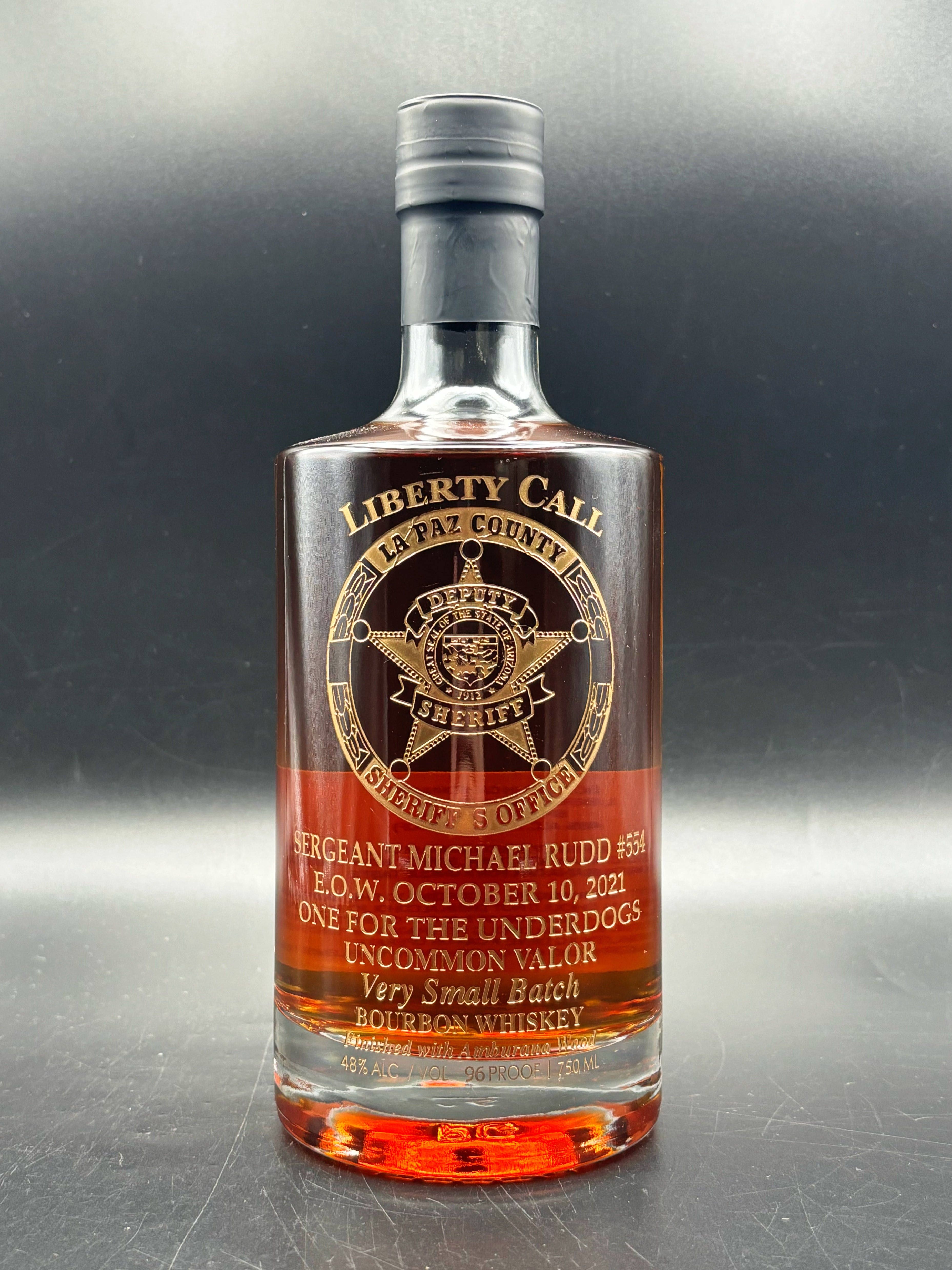 La Paz County Sheriff's Office Sergeant Michael Rudd Memorial Bottle ...