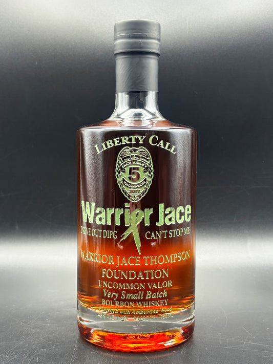 Warrior Jace Foundation Whiskey Bottle