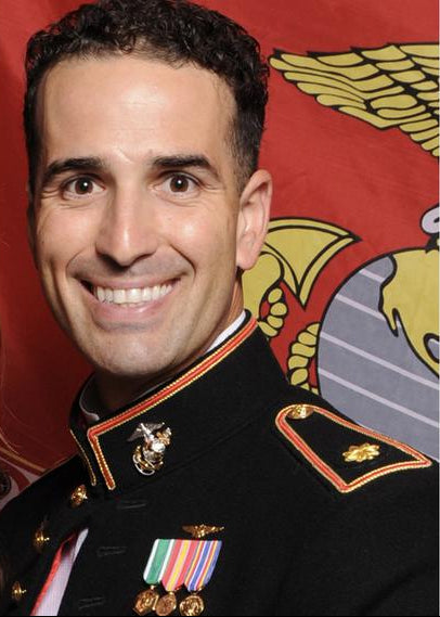 USMC Major Tyler Braconi Memorial Whiskey Bottle